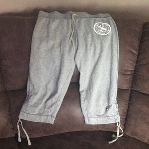 Gray Victoria’s Secret Pink Capri sweat pants